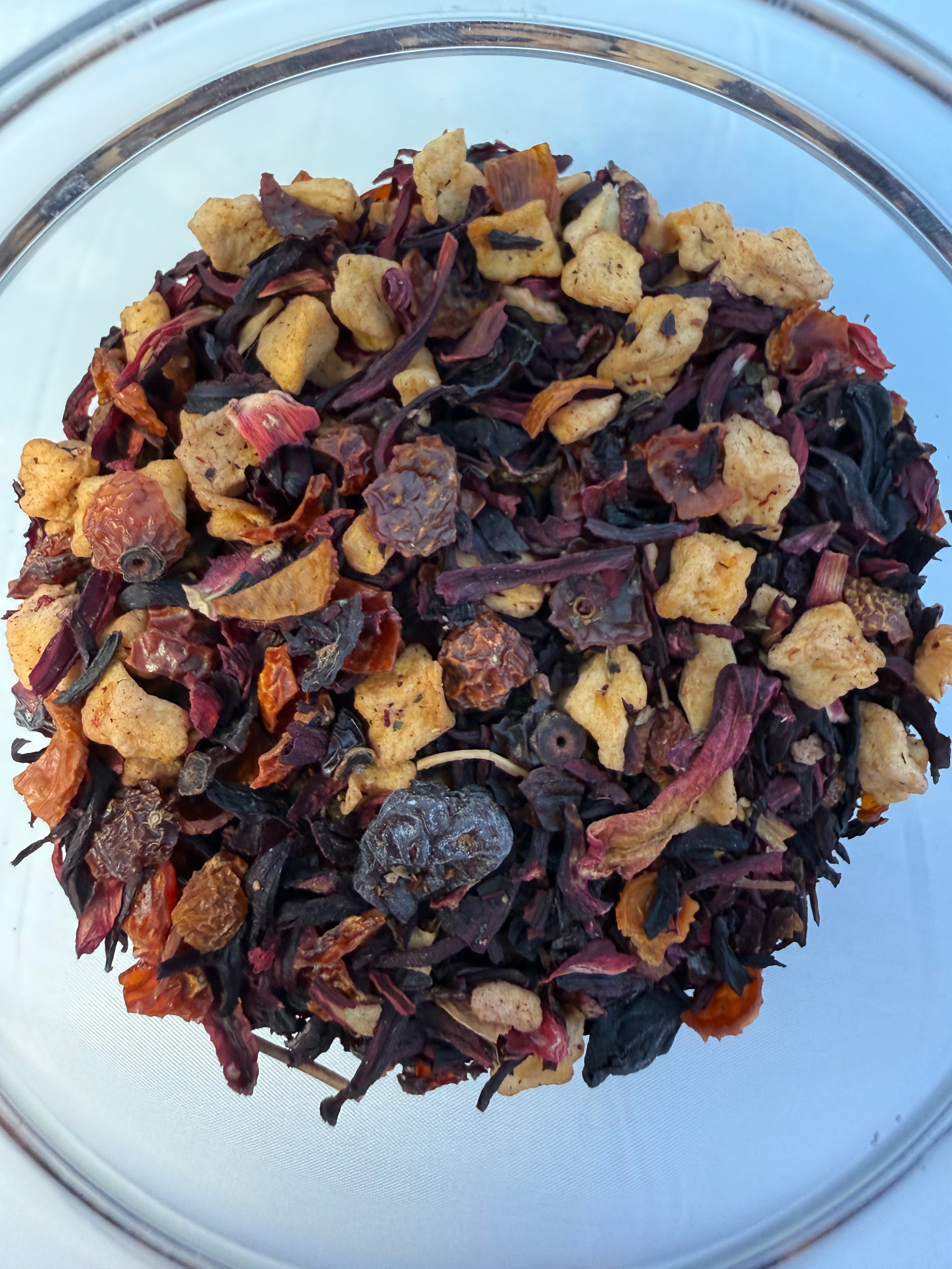 Cherry Pie Herbal Tea – Tart Hibiscus & Rosehip Blend|50G|