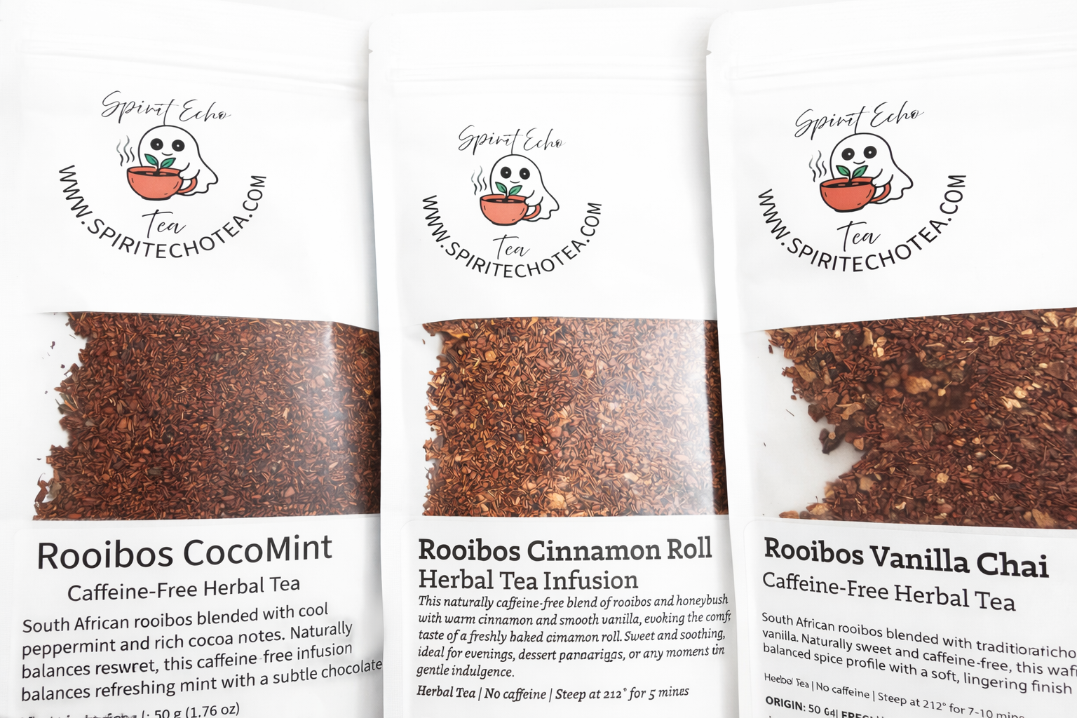 Rooibos Bliss Tea Collection - 3 x 50g Loose Leaf Teas